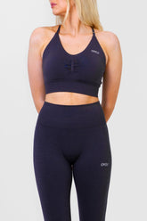 Pulse Scrunch Bra Dark Grey